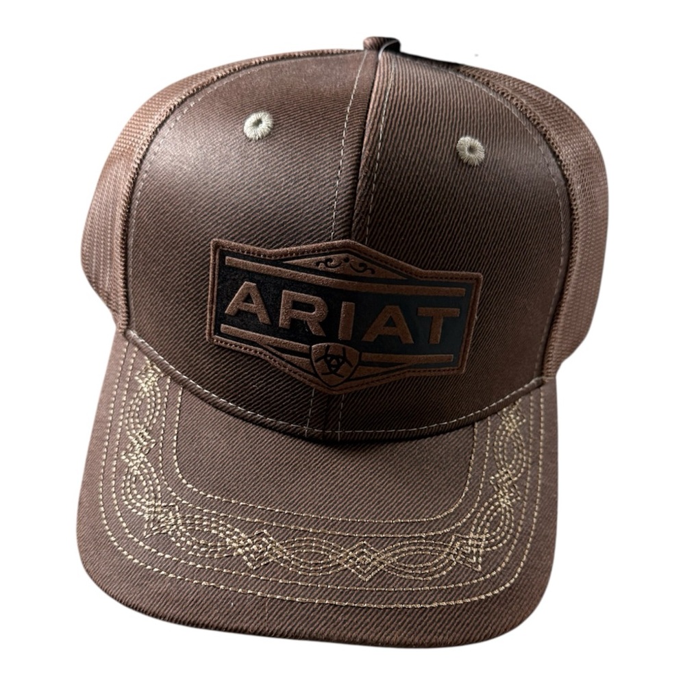 Ariat Chocolate Brown Mesh Cap